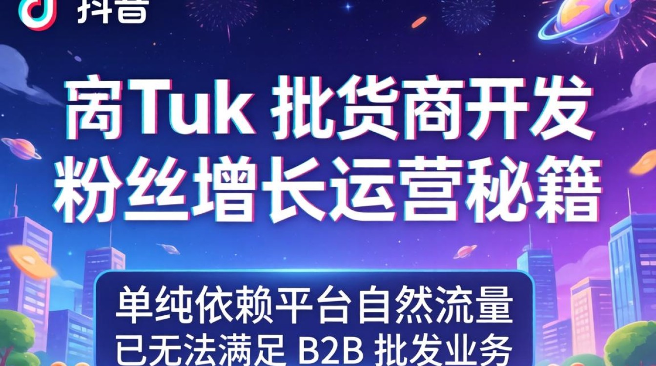 TikTok 批发商开发 粉丝增长运营秘籍
