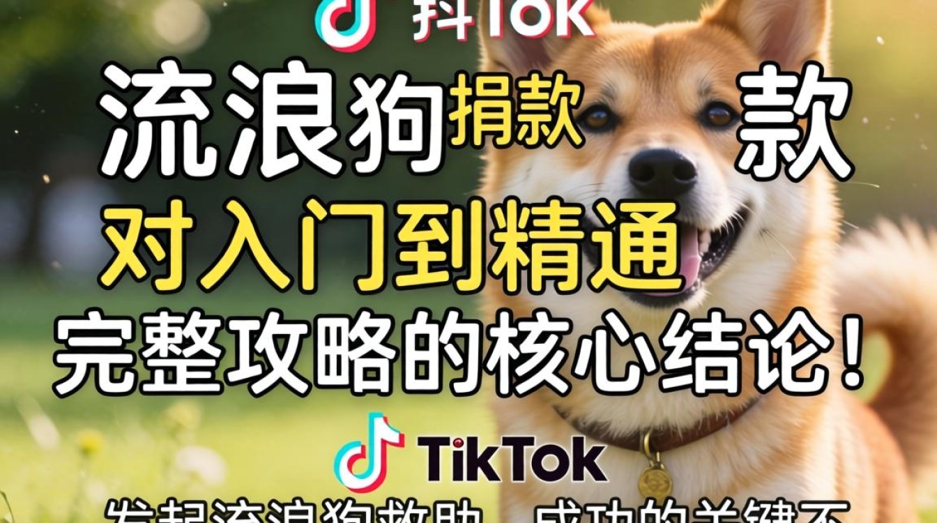 TikTok 流浪狗捐款 从入门到精通完整攻略