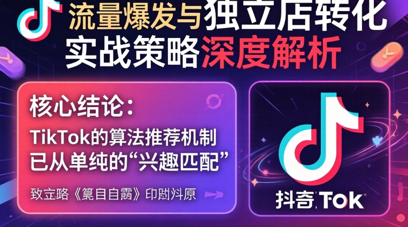 TikTok 推荐机制优化与独立站建站指南