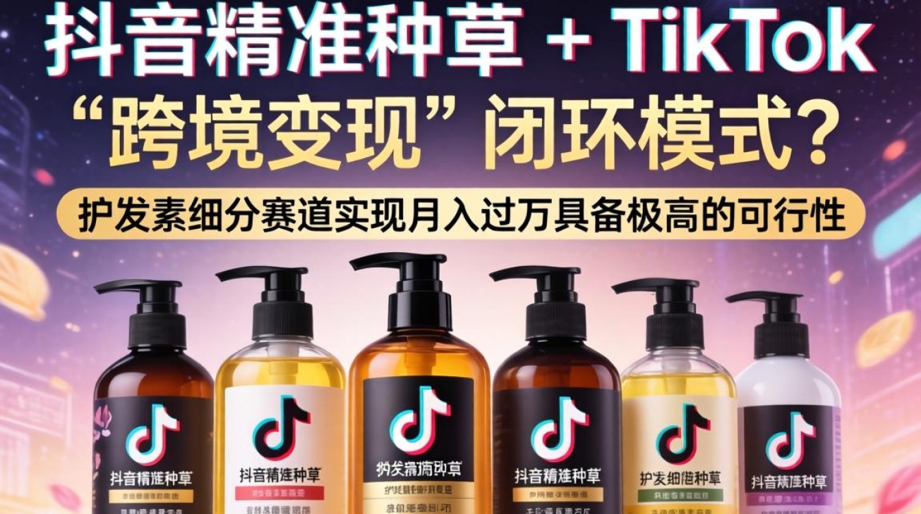 抖音护发素推荐和 TikTok 变现技巧
