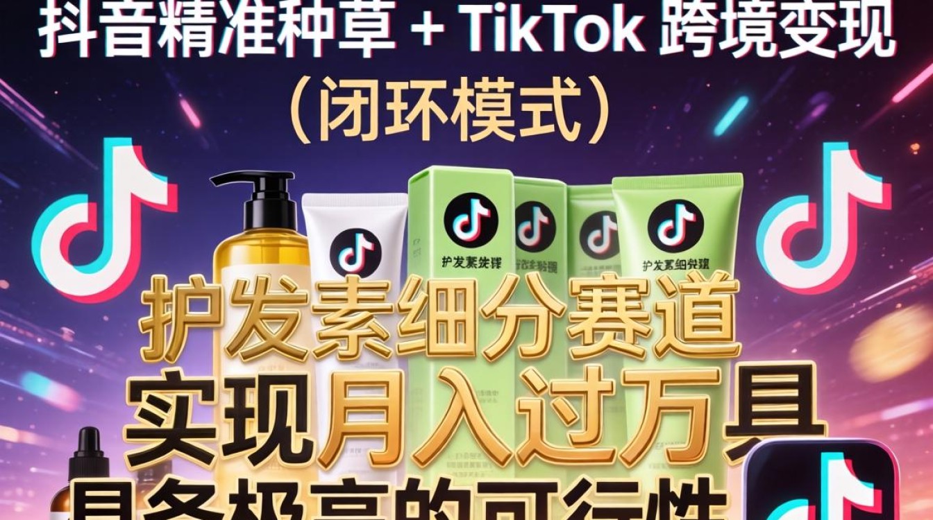 抖音护发素推荐和 TikTok 变现技巧