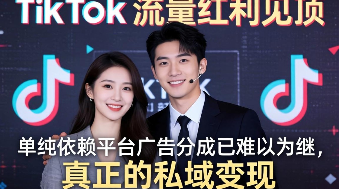 私域变现爱豆签售 TikTok 持续收入打造