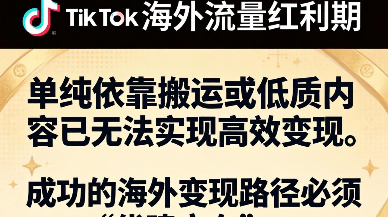 TikTok 姗爷编舞 海外市场变现技巧