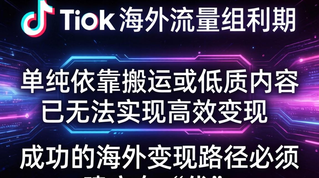 TikTok 姗爷编舞 海外市场变现技巧