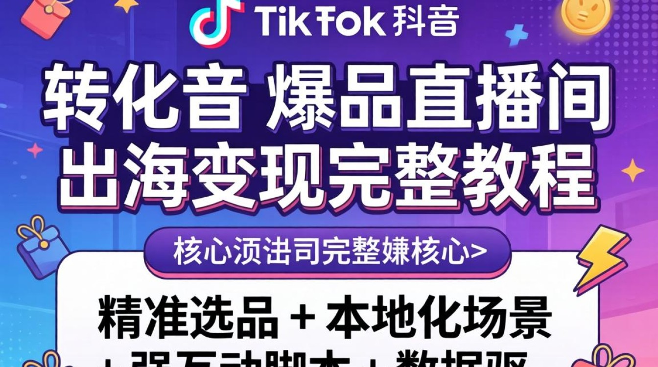 TikTok 爆品直播间出海变现完整教程