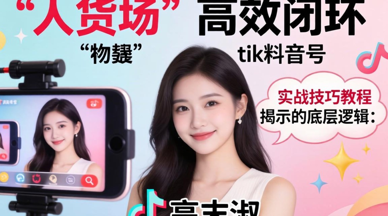 直播带货高末淑 tiktok 号实战技巧教程