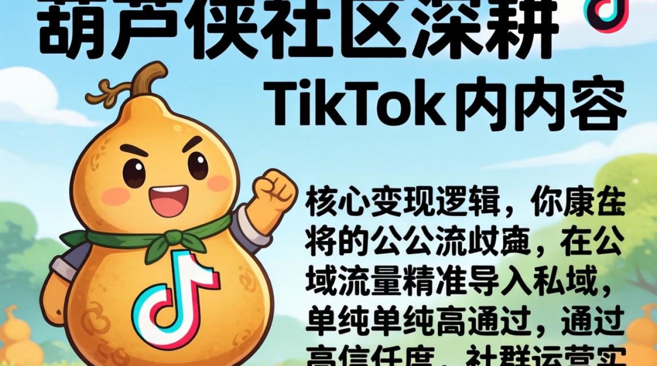 私域运营葫芦侠 TikTok 如何打造稳定变现