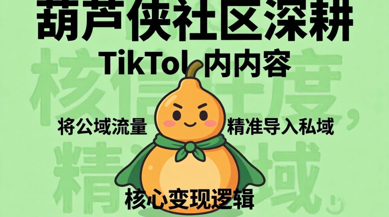 私域运营葫芦侠 TikTok 如何打造稳定变现