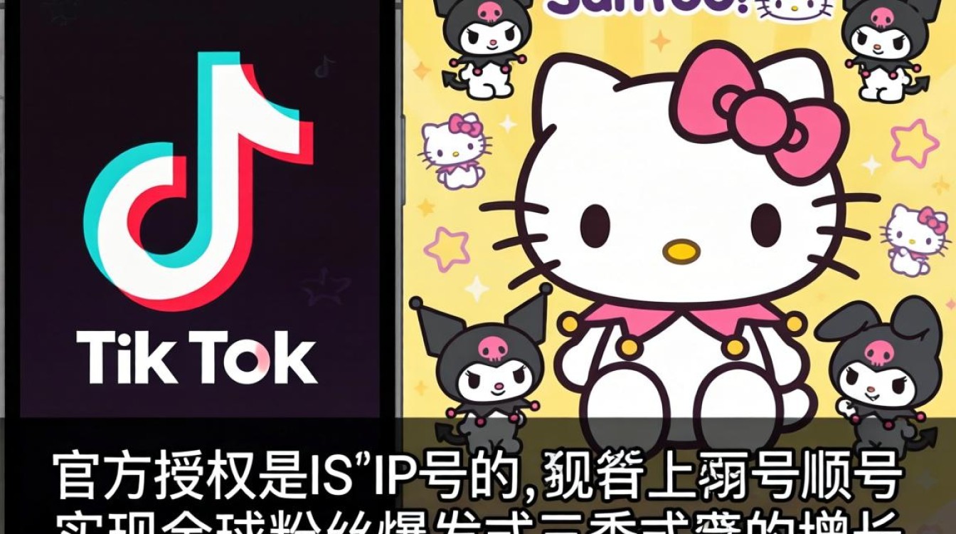TikTok 三丽鸥授权 全球账号粉丝增长秘籍