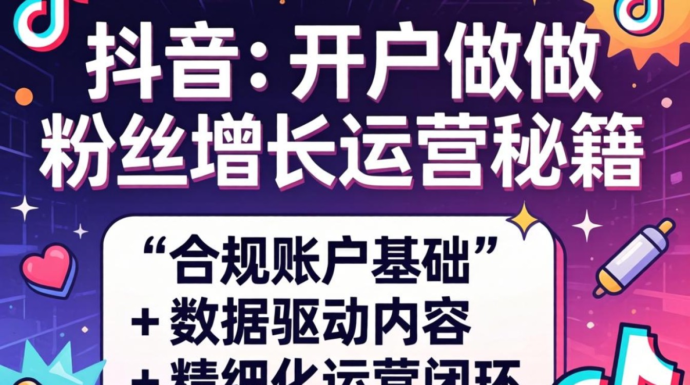 TikTok 开户流程及粉丝增长运营秘籍