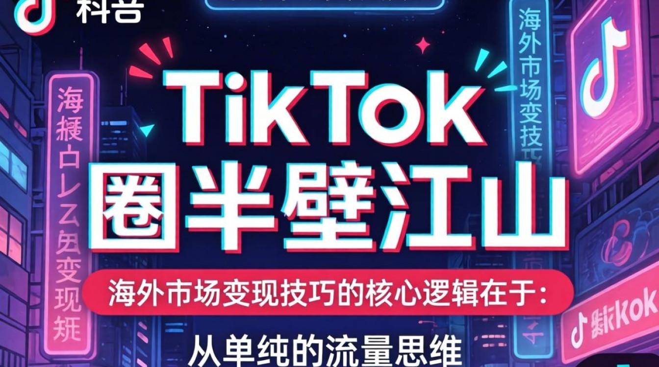 TikTok 圈半壁江山 海外市场变现技巧