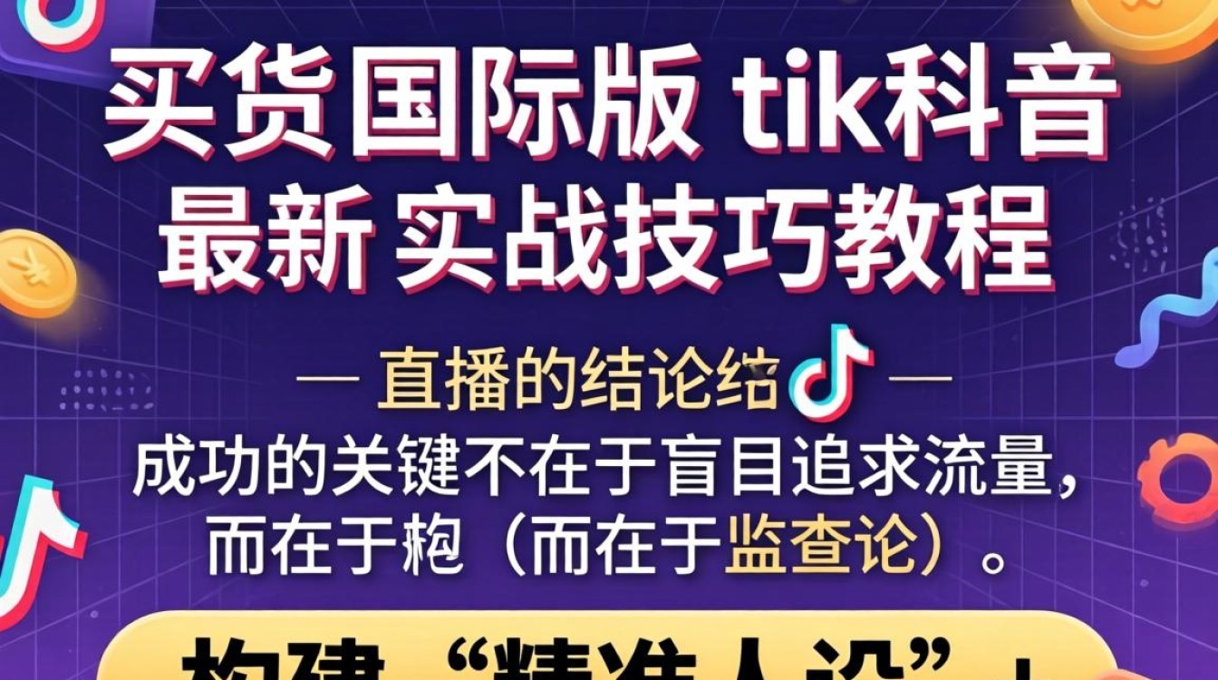 直播带货国际版TikTok最新实战技巧教程