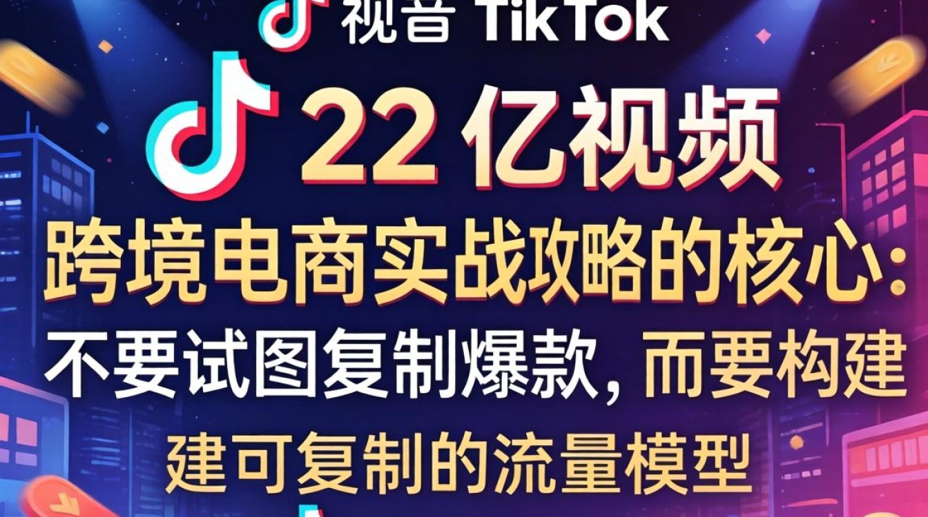 TikTok 22亿视频 跨境电商实战攻略
