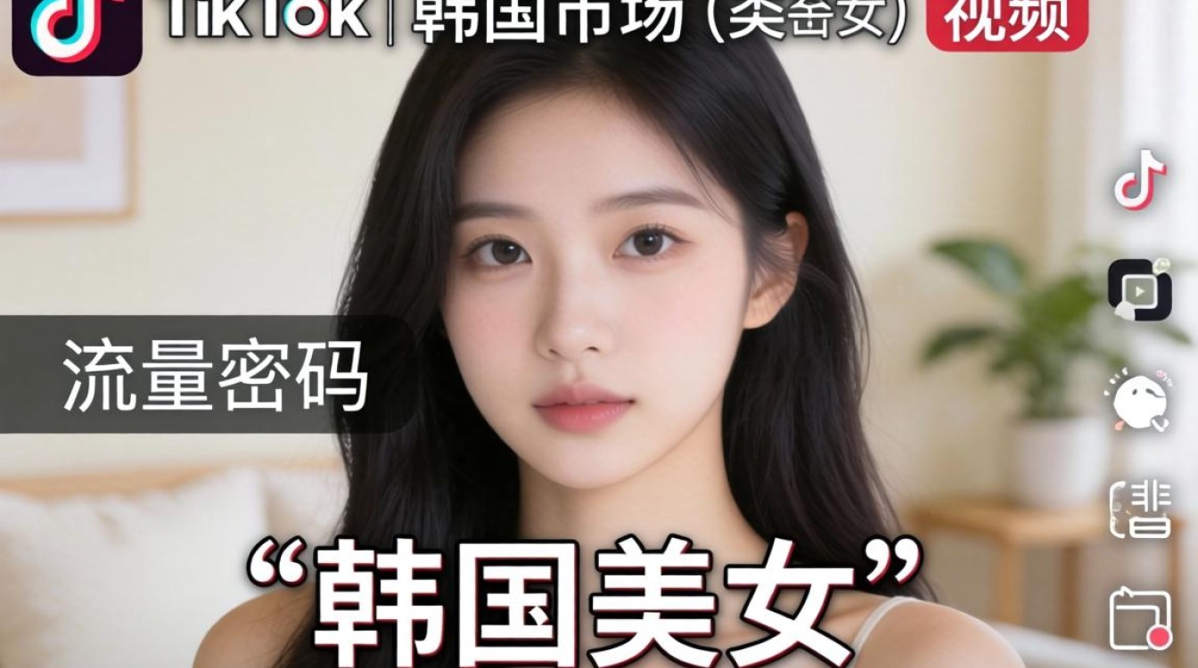 TikTok 韩国美女视频运营实操教程