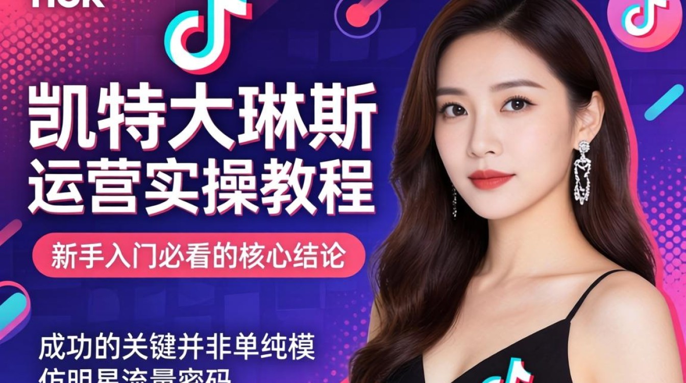 TikTok 凯特戴琳斯运营实操教程新手入门必看