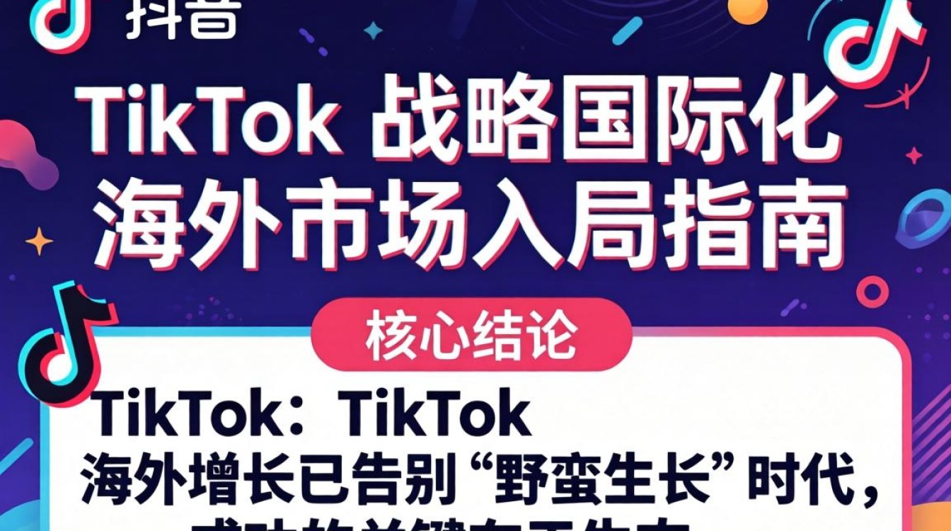 TikTok 战略国际化 海外市场入局指南