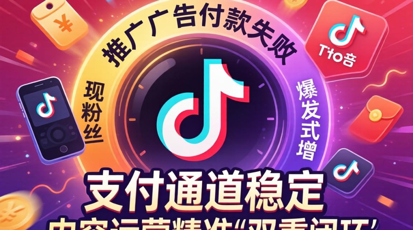 TikTok 推广广告付款失败怎么办