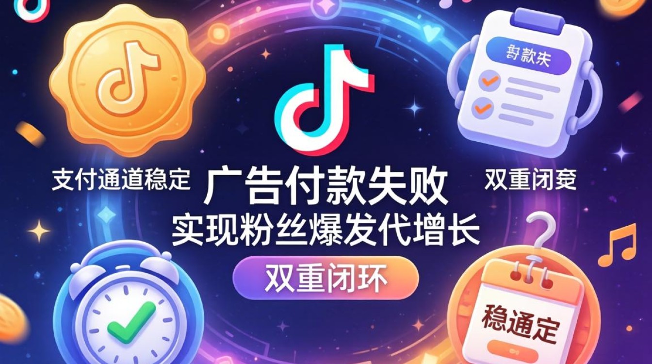 TikTok 推广广告付款失败怎么办