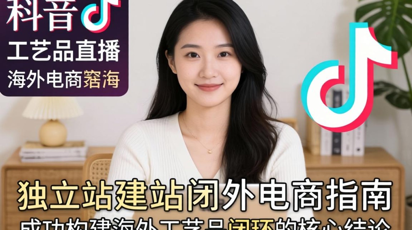 TikTok 工艺品直播独立站建站海外电商指南