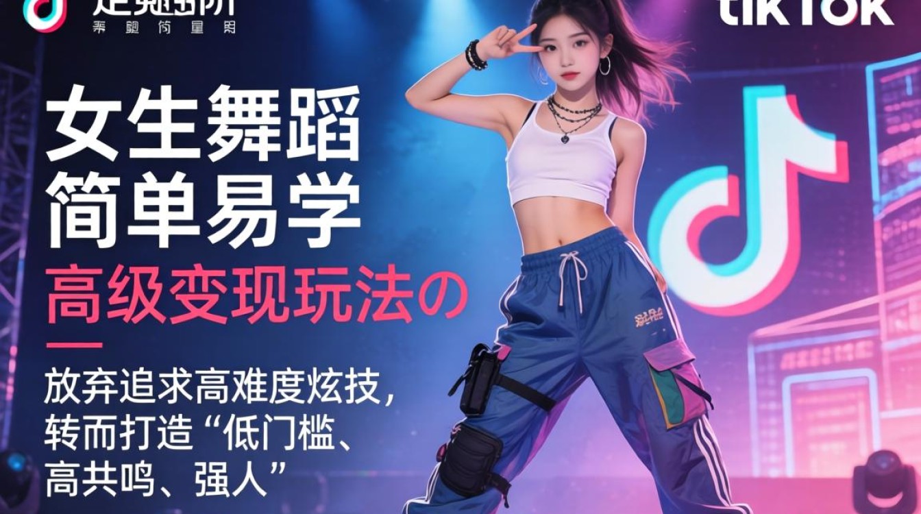 运营进阶女生舞蹈简单易学tiktok高级变现玩法