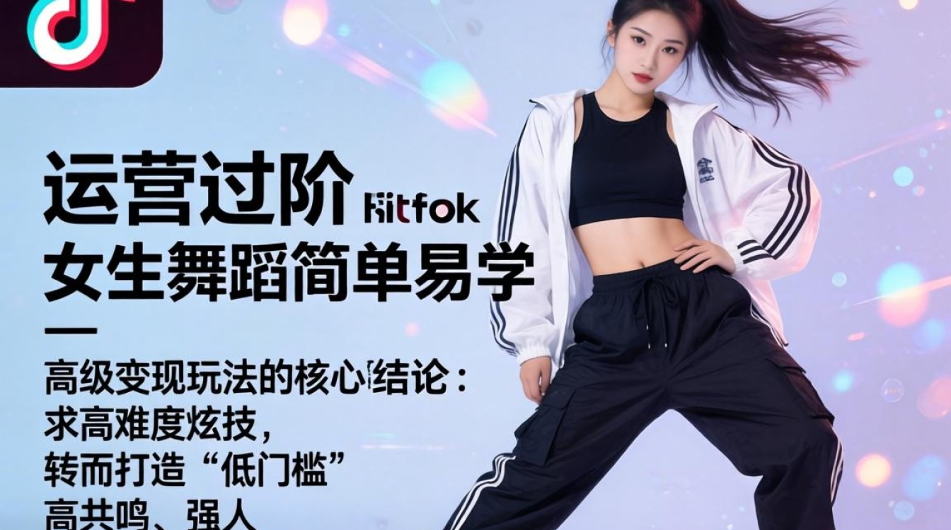 运营进阶女生舞蹈简单易学tiktok高级变现玩法
