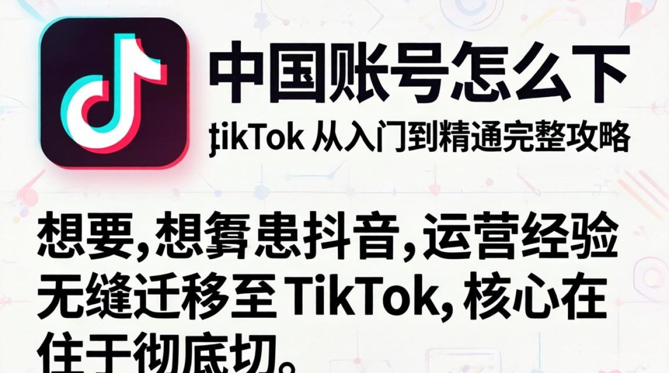 抖音中国账号怎么下tiktok