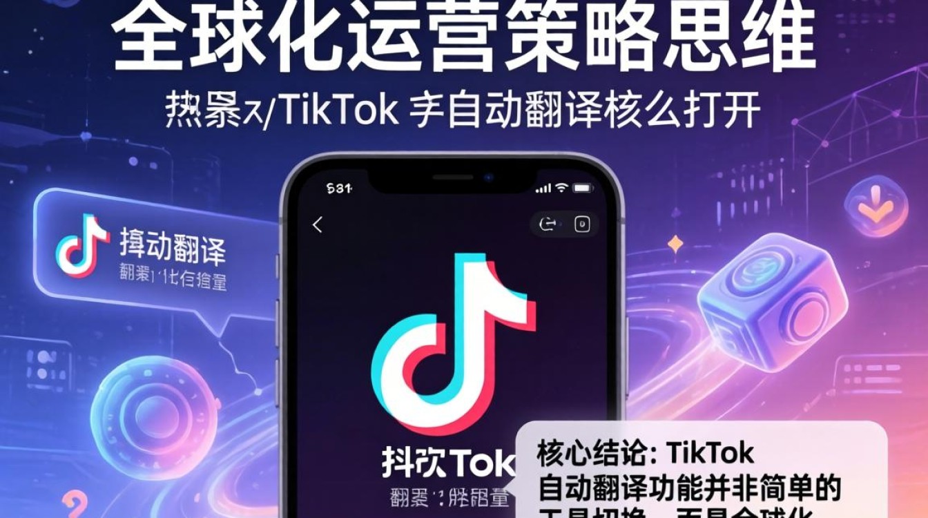 TikTok 自动翻译怎么打开