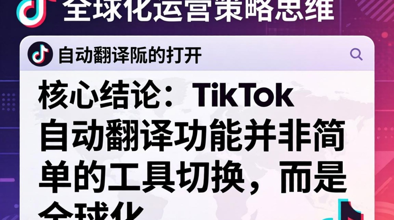 TikTok 自动翻译怎么打开