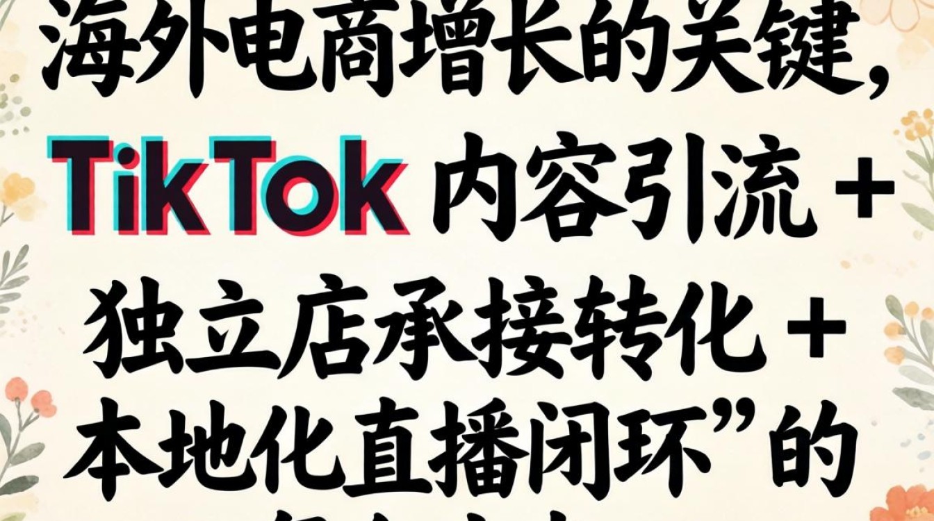 TikTok 在抖音直播独立站建站海外电商指南
