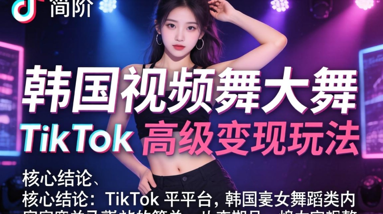 韩国视频美女跳舞 TikTok 怎么变现