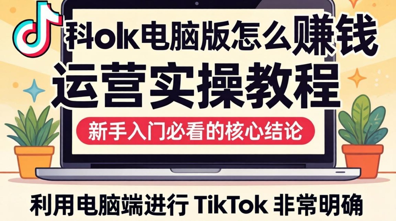 TikTok 电脑版怎么赚钱