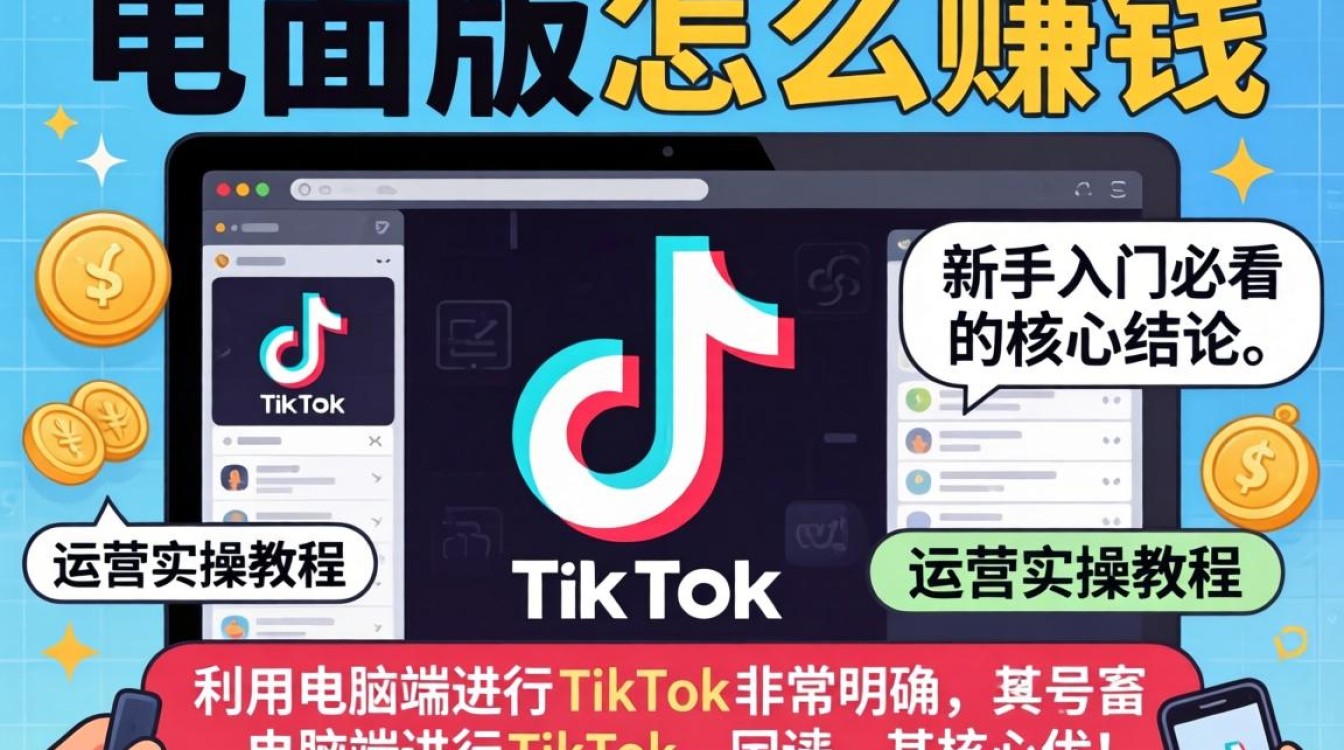 TikTok 电脑版怎么赚钱