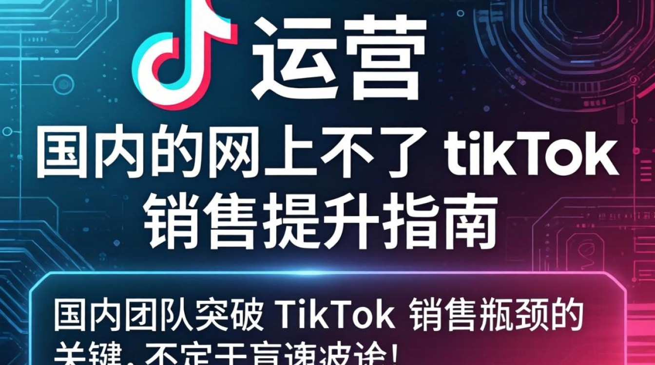 电商运营国内网上不了 TikTok 怎么办