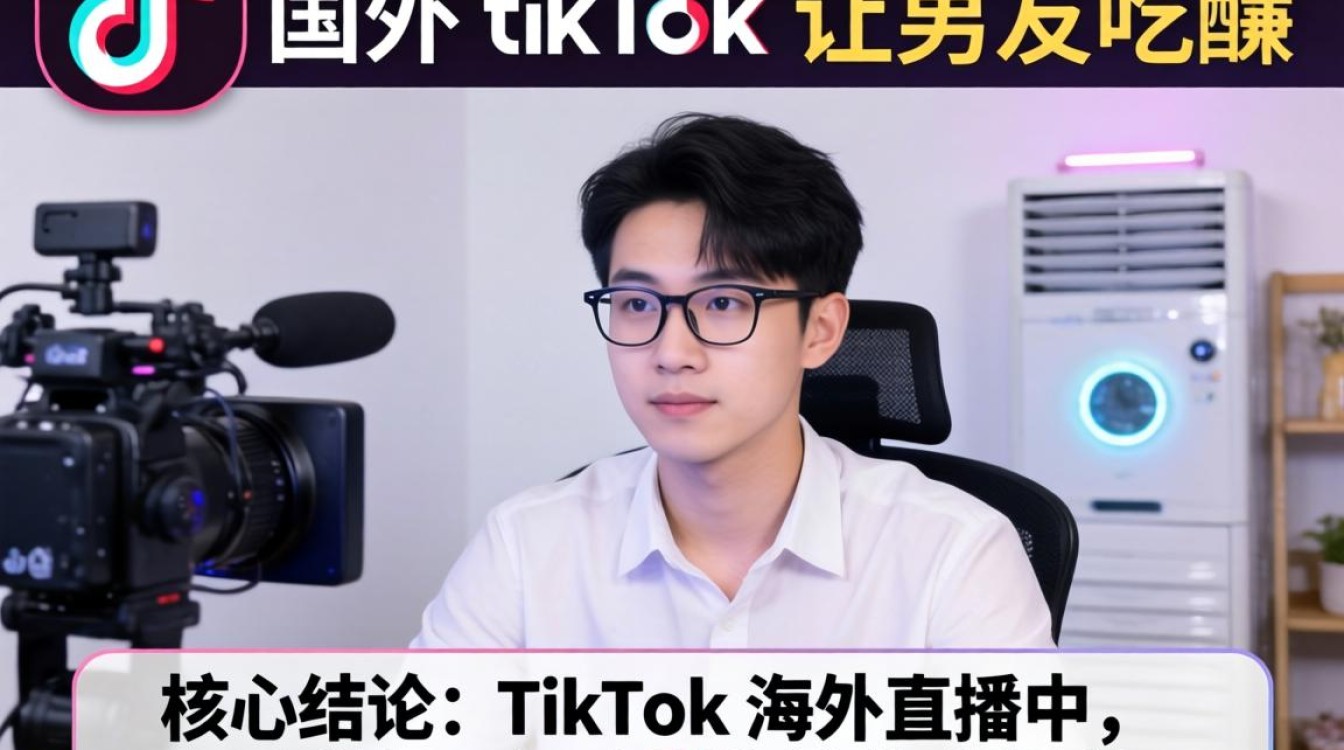 直播复盘国外TikTok让男友吃醋