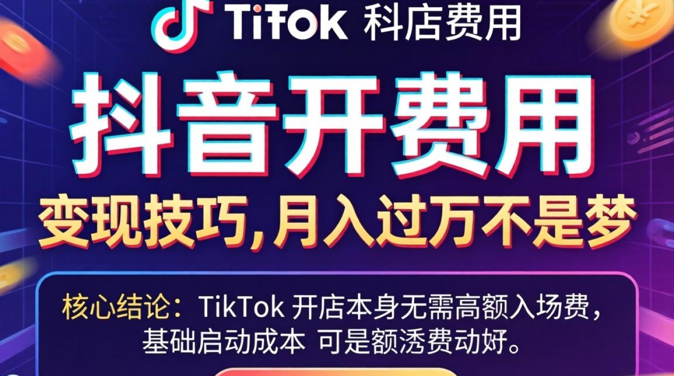 TikTok 开店需要费用吗