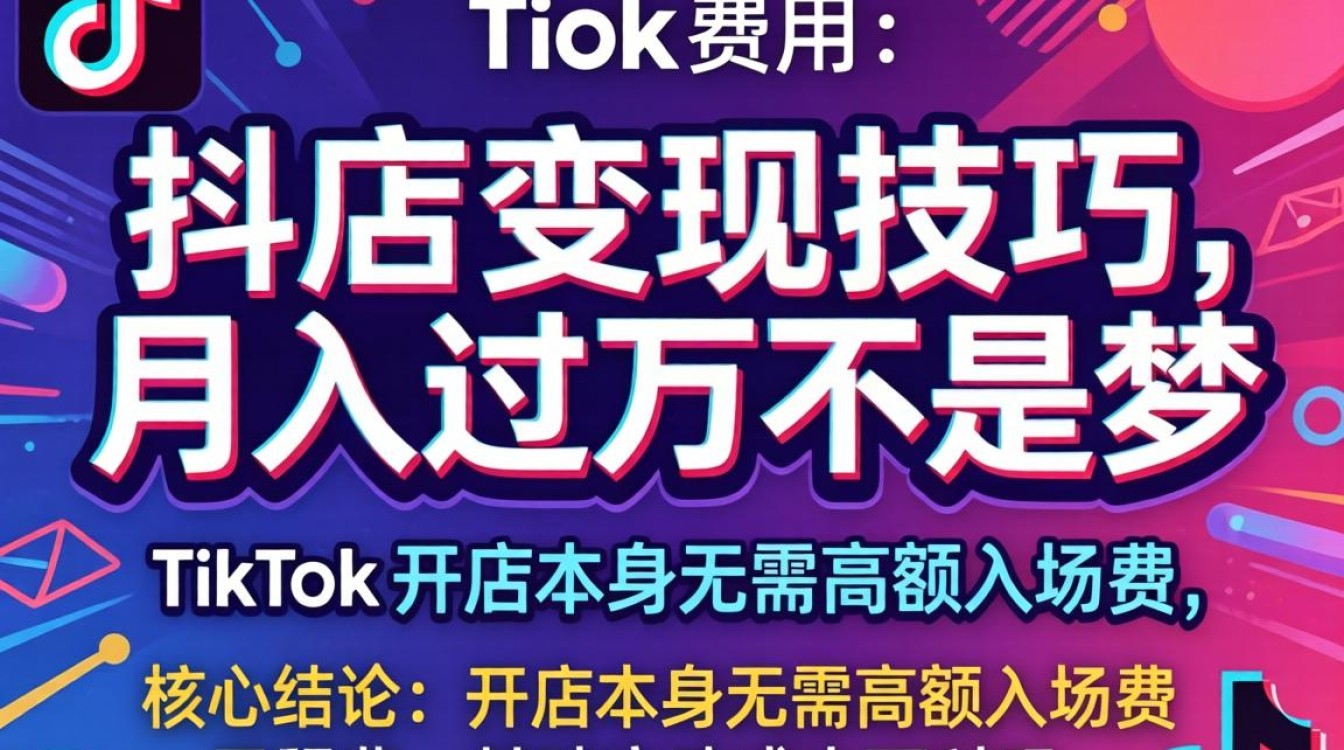TikTok 开店需要费用吗