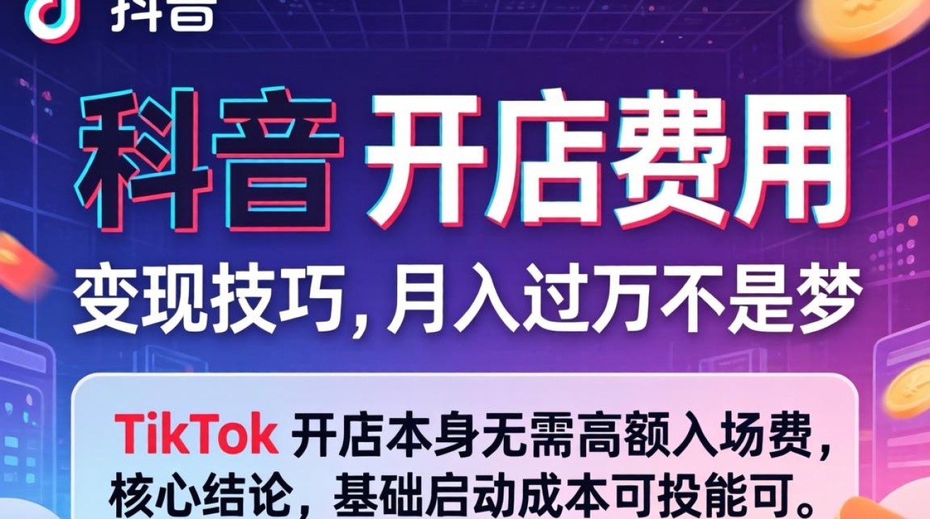 TikTok 开店需要费用吗