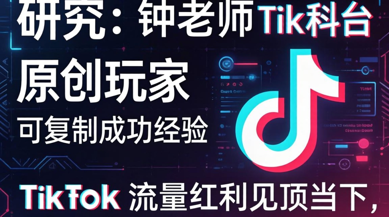 头部研究钟老师tiktok原创玩家