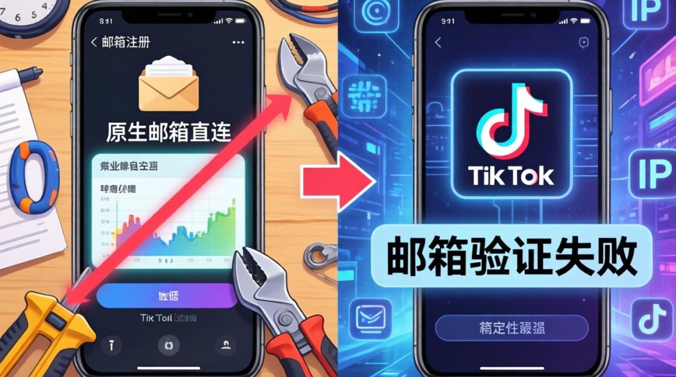 邮箱注册 TikTok 验证失败哪个更好用