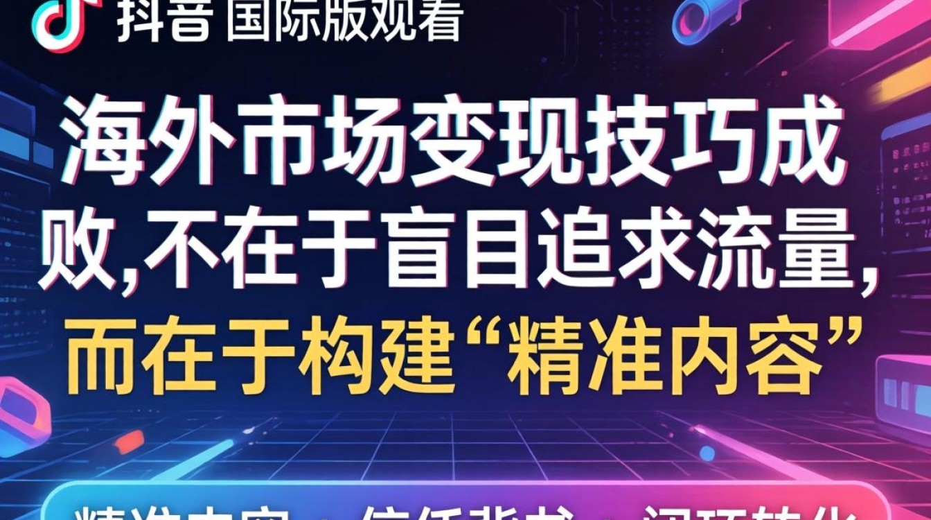 TikTok 国际版观看如何变现