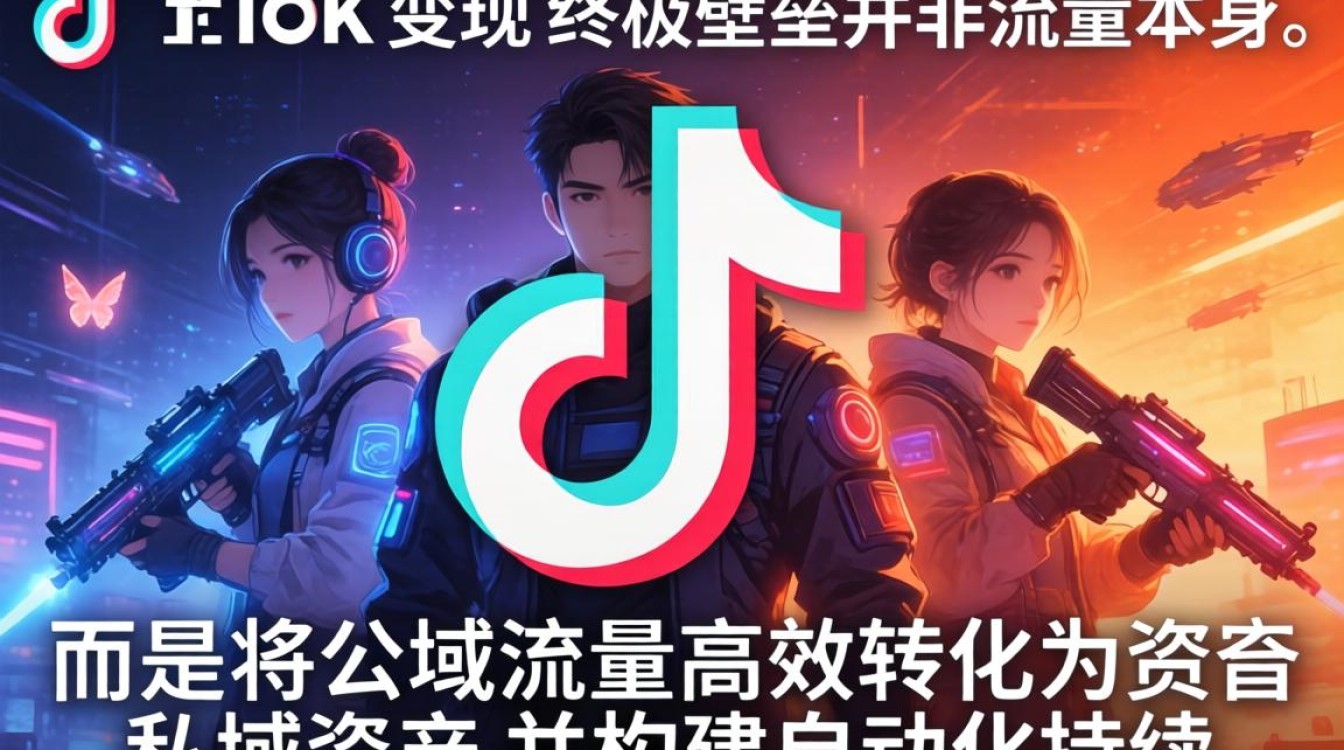 私域变现海外 TikTok 负责人持续收入打造
