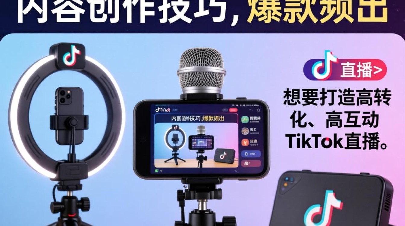 TikTok 直播设备清单及内容创作技巧