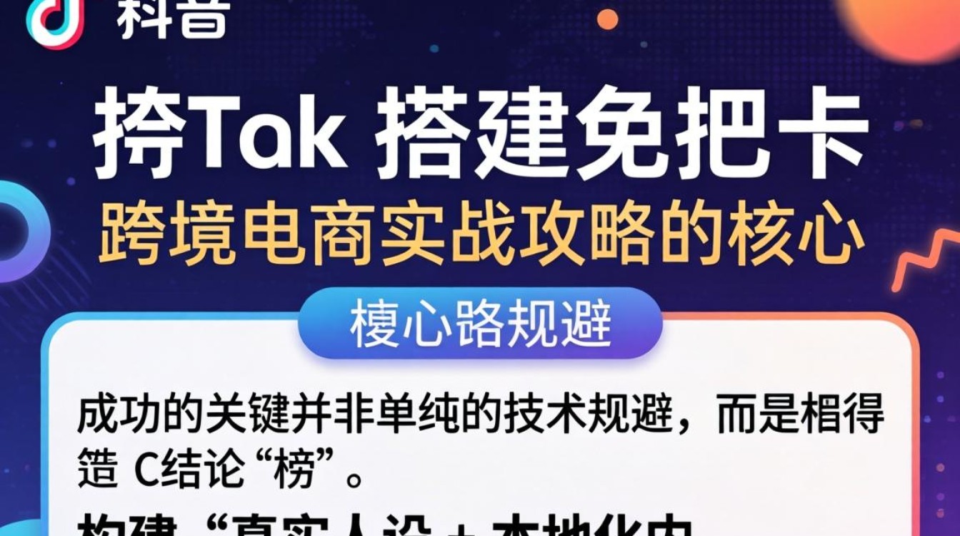 TikTok 搭建免把卡 跨境电商实战攻略