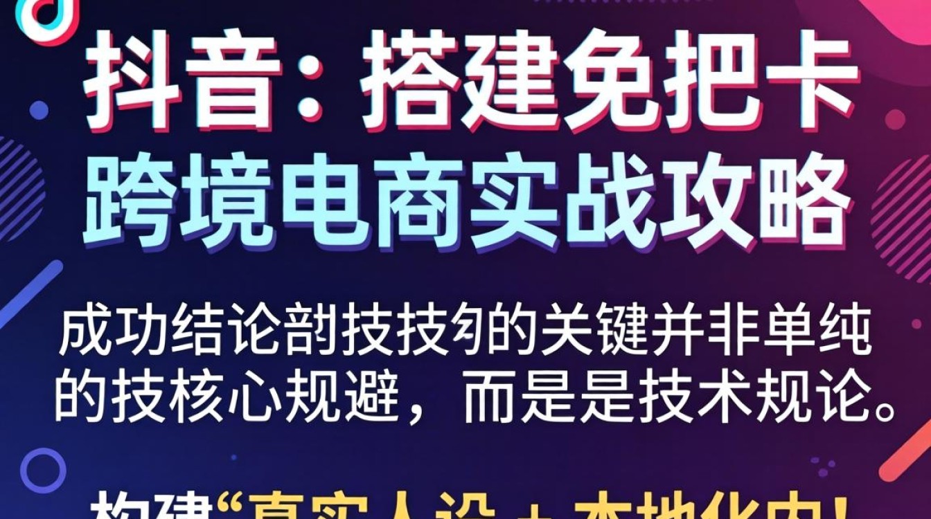 TikTok 搭建免把卡 跨境电商实战攻略