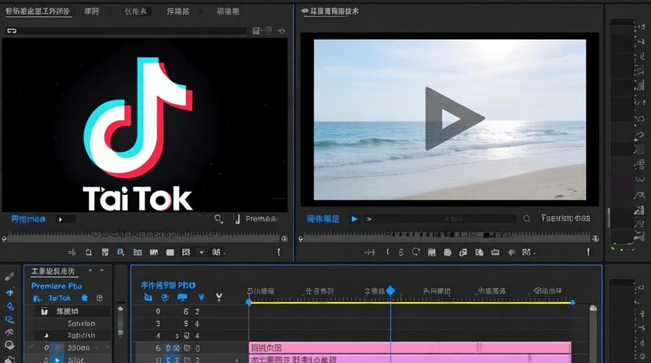 视频拍摄 pr 批量处理 tiktok 视频 提升画面质感