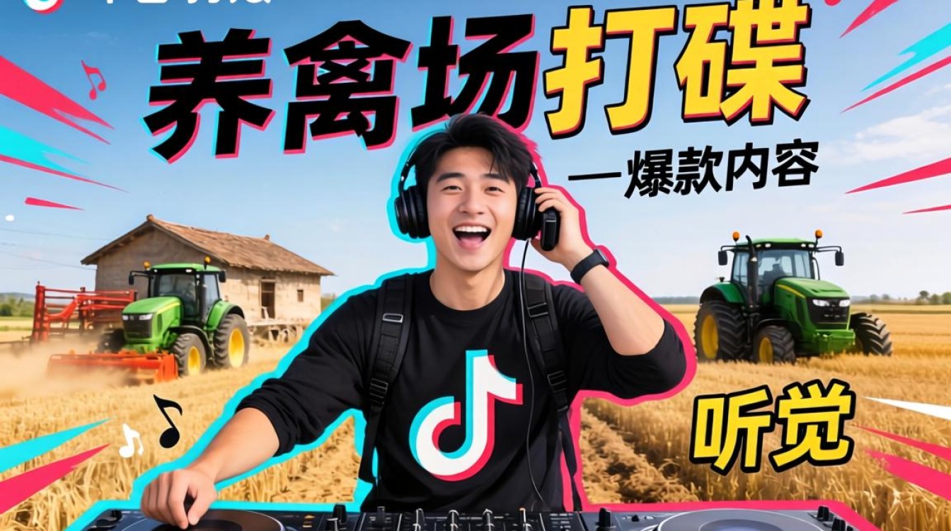 TikTok 养禽场打碟内容创作技巧