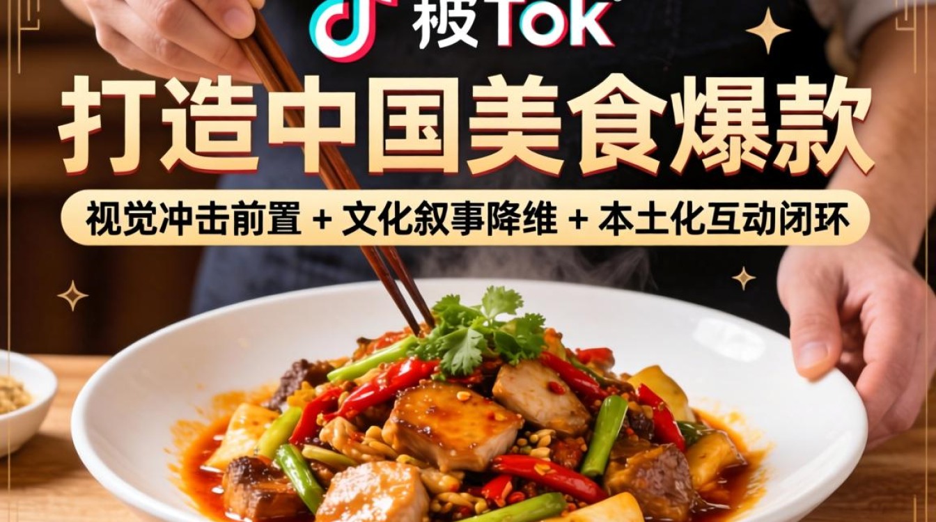 TikTok 中国美食流量怎么获取