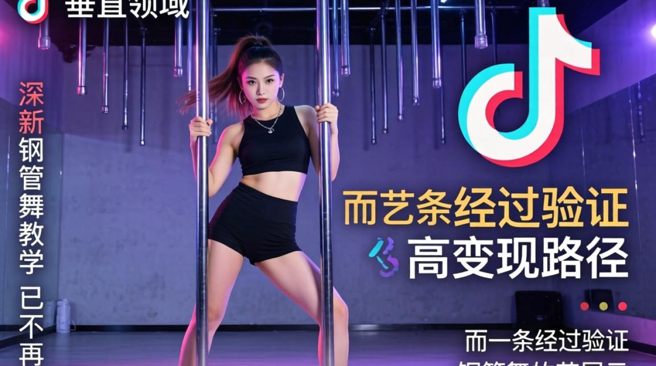 TikTok 钢管舞变现技巧月入过万