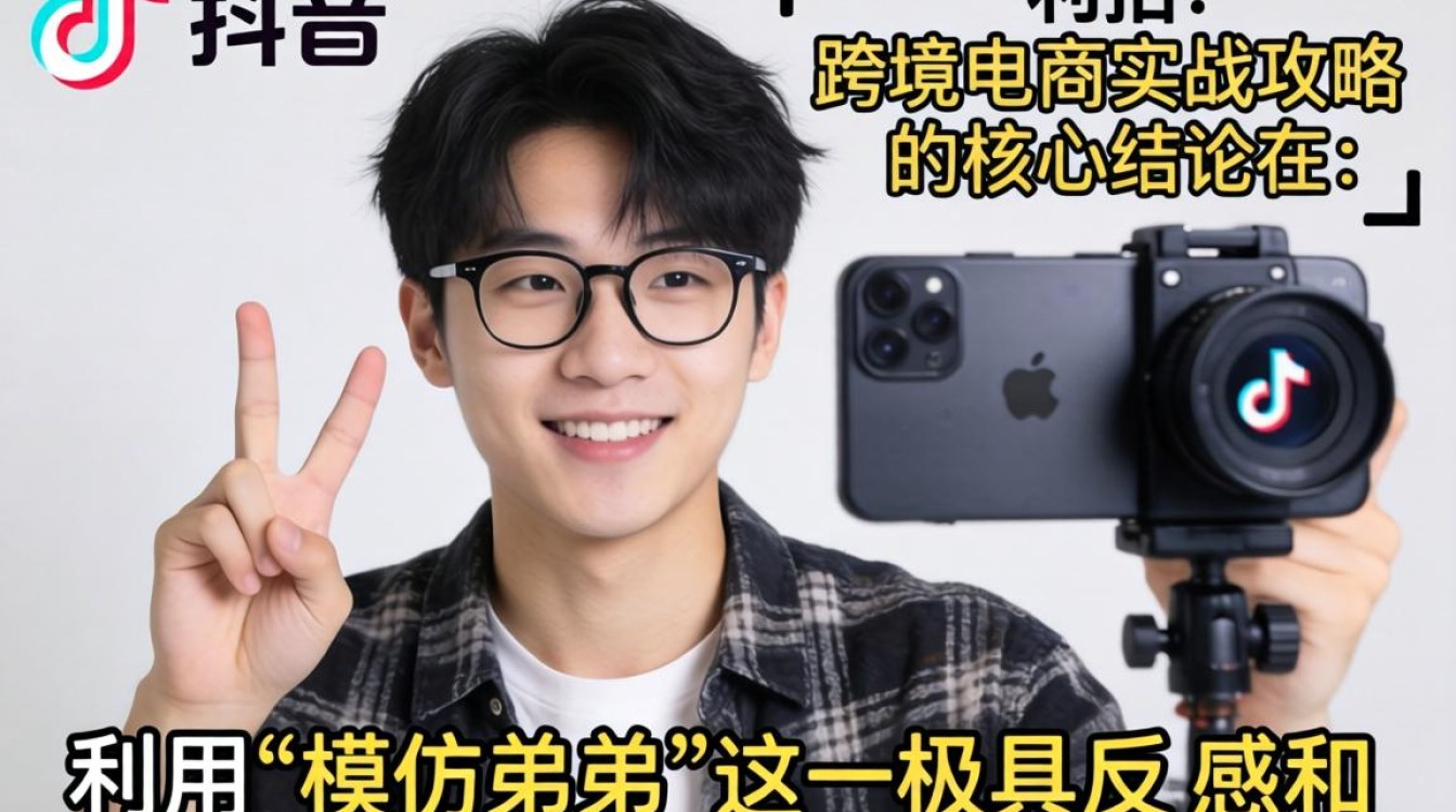 TikTok 模仿弟弟拍视频 跨境电商实战攻略