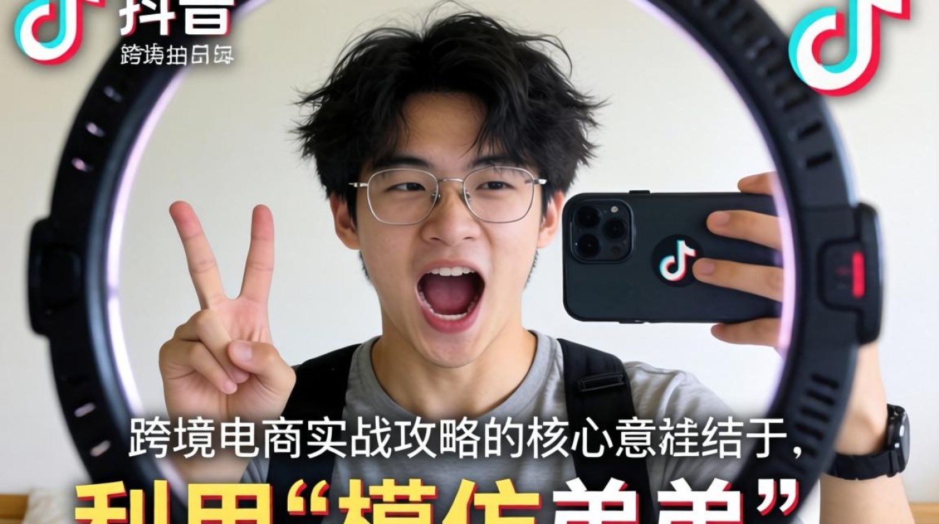 TikTok 模仿弟弟拍视频 跨境电商实战攻略